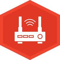 Router Icon Design Symbol vector