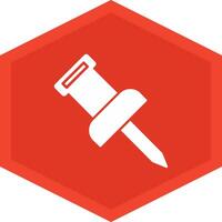 Push Pin Icon Design Symbol vector