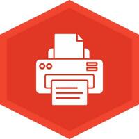 Printing Icon Design Symbol vector