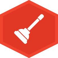 Plunger Icon Design Symbol vector