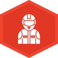 Racer Icon Design Symbol vector
