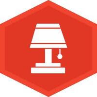 Table Lamp Icon Design Symbol vector
