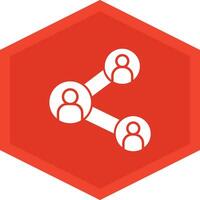 Network Icon Design Symbol vector