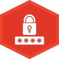 Locked Icon Design Symbol vector