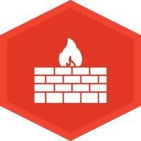 Firewall Icon Design Symbol vector