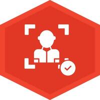 Face Scan Icon Design Symbol vector