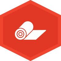Gym Mat Icon Design Symbol vector