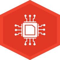 Cpu Icon Design Symbol vector