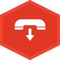 End Call Icon Design Symbol vector