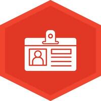 Identification Card Icon Design Symbol vector