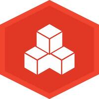Cubes Icon Design Symbol vector
