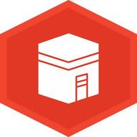 Kaaba Icon Design Symbol vector
