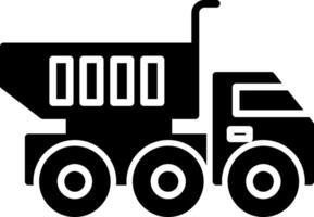 Dump Truck Icon Design Symbol vector
