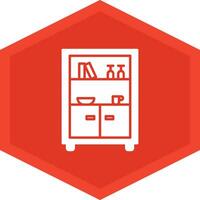 Display Case Icon Design Symbol vector