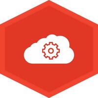 Cloud Storage Icon Design Symbol vector