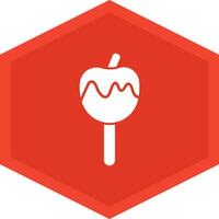 Caramelized Apple Icon Design Symbol vector