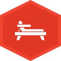 Deck Chair Icon Design Symbol vector