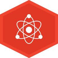 Atom Icon Design Symbol vector