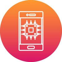 Cpu Icon Design Symbol vector