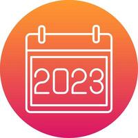 Year Icon Design Symbol vector