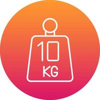 Weights Icon Design Symbol vector