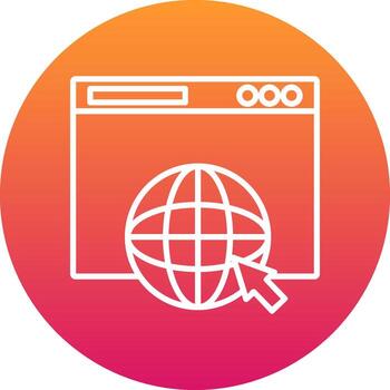 Web Page Icon Design Symbol vector