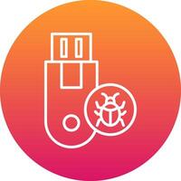Usb Icon Design Symbol vector