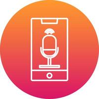 Voice Control Icon Design Symbol vector