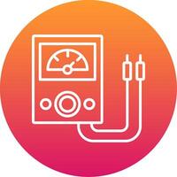 Voltmeter Icon Design Symbol vector