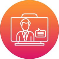 Virtual Assistant Icon Design Symbol vector