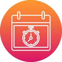 Timer Icon Design Symbol vector
