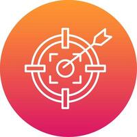 Target Icon Design Symbol vector