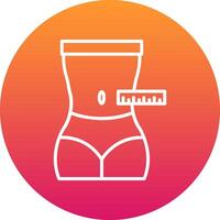 Waist Icon Design Symbol vector