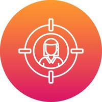 Target Icon Design Symbol vector