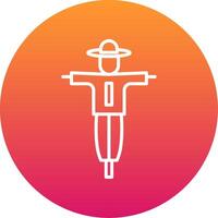 Scarecrow Icon Design Symbol vector