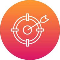 Target Icon Design Symbol vector
