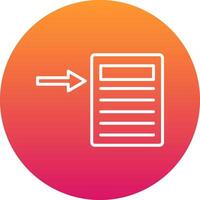 Headline Icon Design Symbol vector