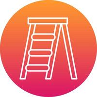 Step Ladder Icon Design Symbol vector