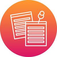 Sticky Notes Icon Design Symbol vector