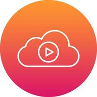 Streaming Icon Design Symbol vector