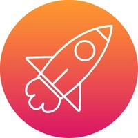 Rocket Launch Icon Design Symbol vector