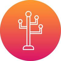 Coat Rack Icon Design Symbol vector