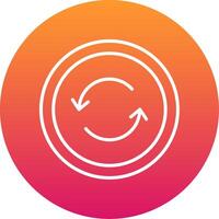 Refresh Icon Design Symbol vector