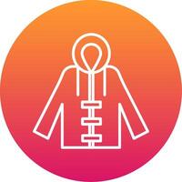 Raincoat Icon Design Symbol vector