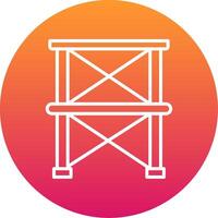 Scaffolding Icon Design Symbol vector
