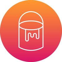 Paint Bucket Icon Design Symbol vector