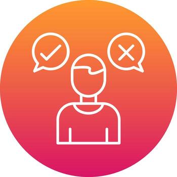 decisión marcador icono diseño símbolo vector