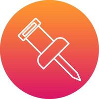 Push Pin Icon Design Symbol vector