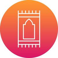 Sajadah Icon Design Symbol vector