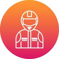 Racer Icon Design Symbol vector